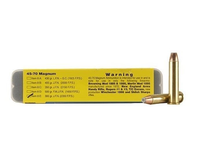 Buffalo Bore 45-70 Government Ammo 300 Grain Jacketed Hollow Point Box of 300