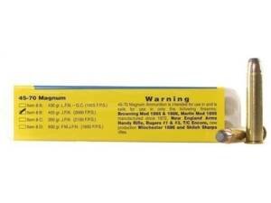 Buffalo Bore 45-70 Government Ammo 405 Grain Jacketed Flat Nose Box of 300