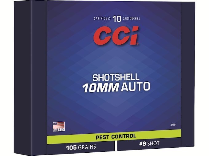 CCI Shotshell 10mm Auto Ammo 105 Grain Box of 500 Rounds