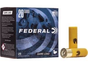 Federal Game Load 20 Gauge Ammo box of 1000 rounds