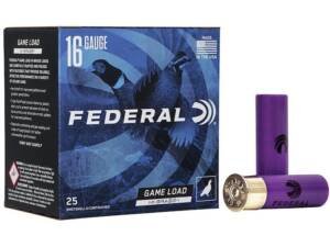 Federal Game Load Upland Hi-Brass 16 Gauge Ammo box of 1000 rounds