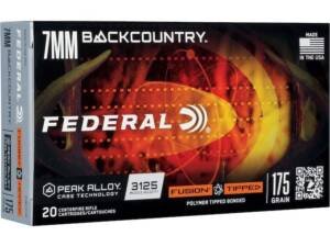 Federal Premium Fusion Tipped 7mm Backcountry Ammo 175 Grain Polymer Tip Box of 300