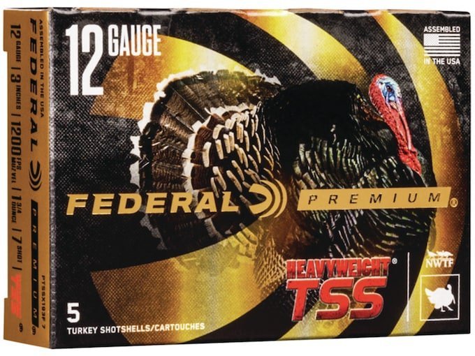 Federal Premium Heavyweight TSS Turkey 12 Gauge Tungsten Ammo box of 50