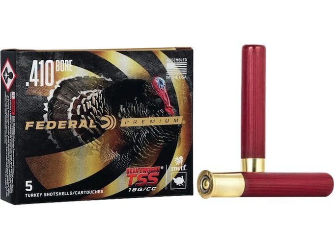 Federal Premium Heavyweight TSS Turkey 410 Tungsten Ammo box of 100 rounds
