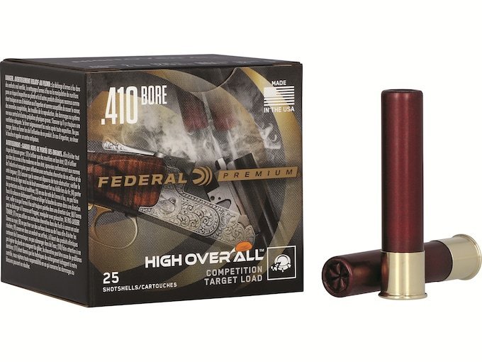 Federal Premium High Over All 410 Ammo box of 1000 rounds