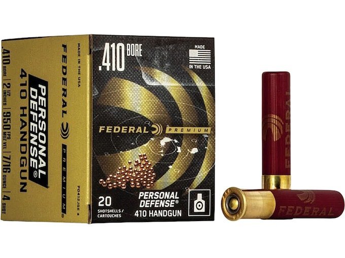 Federal Premium Personal Defense 410 Buckshot Ammo 2-1/2" box of 500 rounds