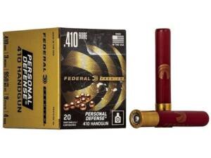 Federal Premium Personal Defense 410 Buckshot Ammo 3" box of 500 rounds