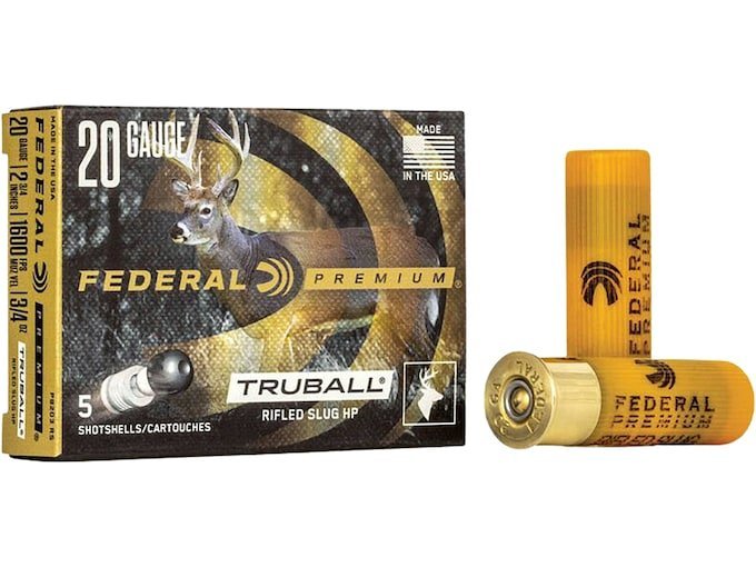 Federal Power-Shok 20 Gauge Buckshot Ammo 2-3/4" box of 500 rounds