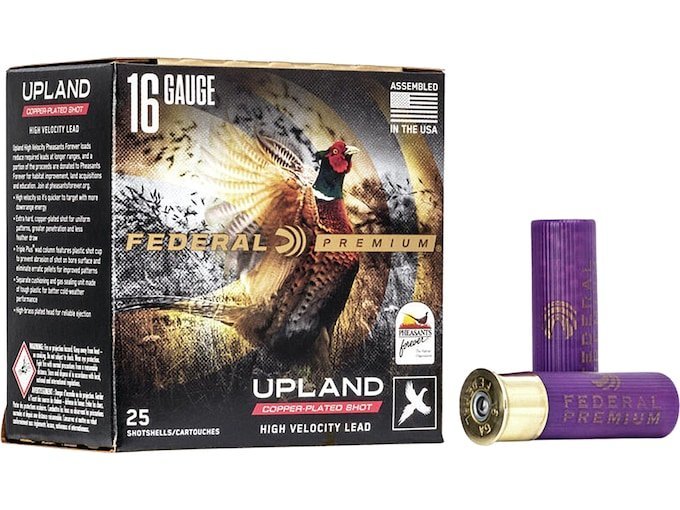 Federal Premium Wing-Shok 16 Gauge Copper Plated Lead Ammo box of 500 rounds