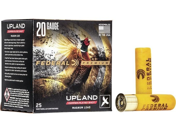 Federal Premium Wing-Shok 20 Gauge Copper Plated Lead Ammo box of 500 rounds