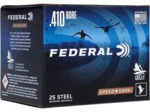 Federal Speed-Shok Waterfowl 410 Steel Ammo box of 1000 rounds