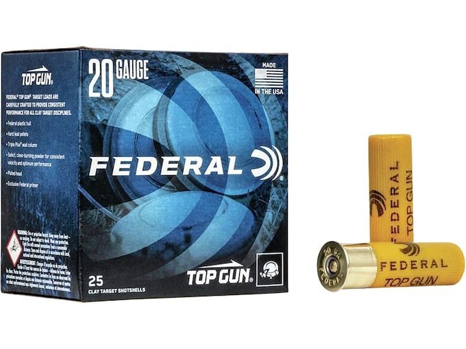 Federal Top Gun 20 Gauge Ammo box of 1000 rounds