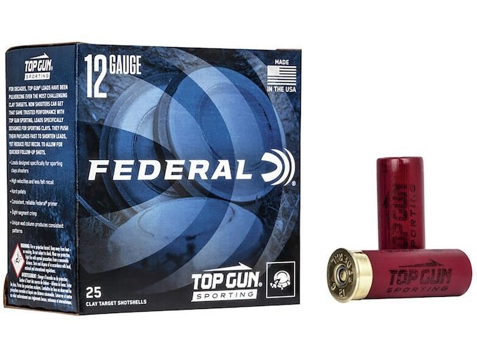 Federal Top Gun Sporting 12 Gauge Ammo box of 1000
