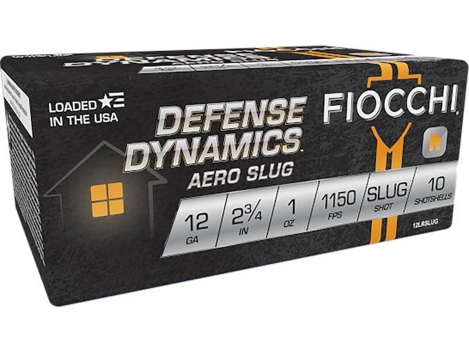 Fiocchi Defense Dynamics Low Recoil 12 Gauge Rifled Slug 2-3/4" 1oz