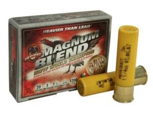 Hevi-Shot Magnum Blend Turkey 20 Gauge Ammo 3" #5, #6, #7 Tungsten Shot 1-1/4 oz Box of 50