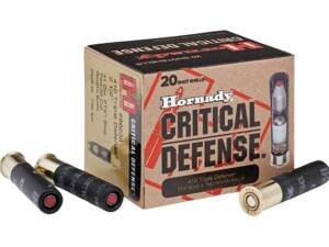 Hornady Critical Defense 410 Polymer Tip FTX Slug and Two Round Balls 2-1/2" Box of 500 rounds