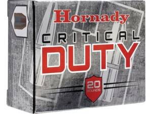 Hornady Critical Duty 10mm Auto Ammo 175 Grain Hornady FlexLock Polymer Tip Box of 500