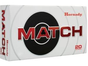 Hornady Match 22 ARC Ammo 88 Grain Hornady ELD Match Polymer Tip Box of 500