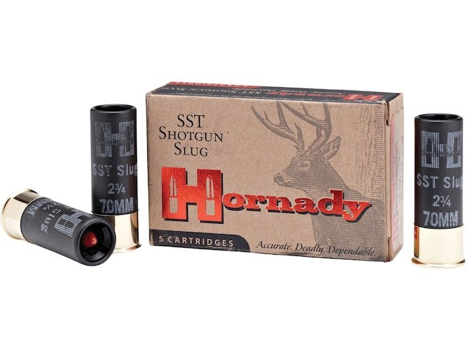 Hornady SST 12 Gauge Polymer Tip Sabot Slug 2-3/4" 300 Grain Box of 500