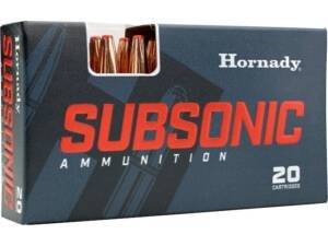 Hornady Subsonic 30-30 Winchester Ammo 175 Grain Hornady FTX Polymer Tip Box of 500