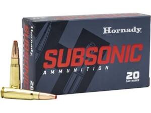 Hornady Subsonic 7.62x39mm Ammo 255 Grain Hornady Sub-X Polymer Tip Box of 500