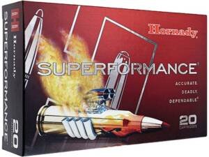 Hornady Superformance 338 Winchester Magnum Ammo 225 Grain Hornady SST (Super Shock Tip) Polymer Tip Box of 500