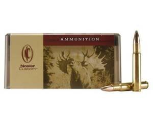 Nosler Custom 35 Whelen Ammo 225 Grain Nosler Partition Jacketed Soft Point Box of 300