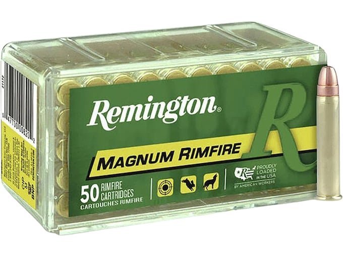 Remington 22 Winchester Magnum Rimfire (WMR) Ammo 40 Grain Jacketed Soft Point box of 2000