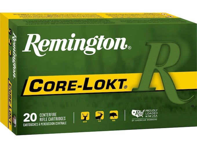 Remington Core-Lokt 30-06 Springfield Ammo 180 Grain Jacketed Soft Point Box of 500