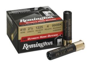 Remington HD Ultimate Home Defense 410 Buckshot Ammo 2-1/2" box of 500 rounds