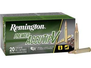 Remington Premier Varmint 204 Ruger Ammo 32 Grain Remington AccuTip Polymer Tip Box of 500