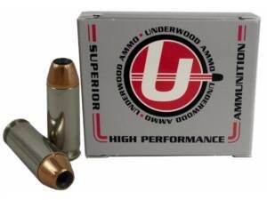 Underwood 10mm Auto Ammo 135 Grain Nosler Sporting Handgun Jacketed Hollow Point Box of 500 Rounds