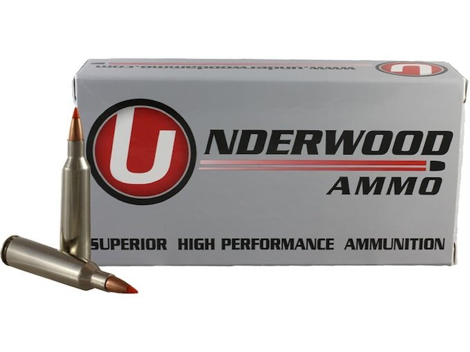 Underwood 22-250 Remington Ammo 50 Grain Nosler Ballistic Tip Polymer Tip Box of 500