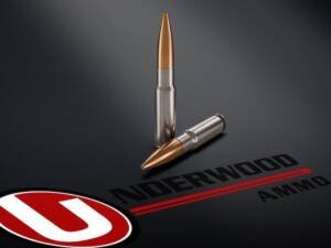 Underwood 8.6 Blackout Ammo 300 Grain Nosler Custom Competition Jacketed Hollow Point Box of 250