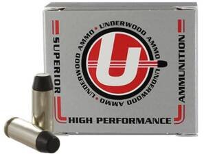 Underwood Hard Cast 10mm Auto Ammo 220 Grain Flat Nose Box of 500 Rounds