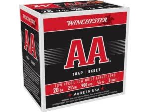 Winchester AA Featherlite Target 20 Gauge Ammo box of 1000 rounds