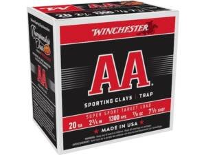 Winchester AA Super Sport Sporting Clays 20 Gauge Ammo box of 1000 rounds