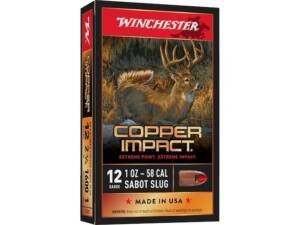 Winchester Deer Season XP Copper Impact 12 Gauge Polymer Tip Sabot Slug 2-3/4" 1oz box of 300 rounds