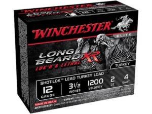 Winchester Long Beard XR Turkey 12 Gauge Copper Plated Lead Ammo box of 300 rounds
