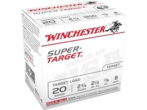 Winchester Super Target 20 Gauge Ammo box of 1000 rounds