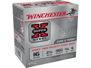 Winchester Super X Xpert Game and Target 16 Gauge Steel Ammo box of 1000 rounds