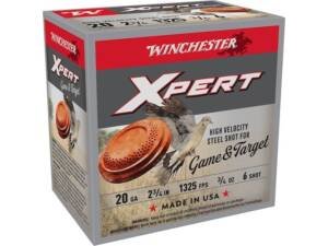 Winchester Super X Xpert Game and Target 20 Gauge Steel Ammo box of 1000 rounds