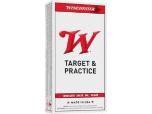 Winchester White Box USA 10mm Auto Ammo 180 Grain Full Metal Jacket Box Of 1000