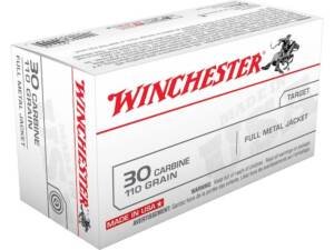 Winchester Super X 30 Carbine Ammo 110 Grain Jacketed Hollow Point