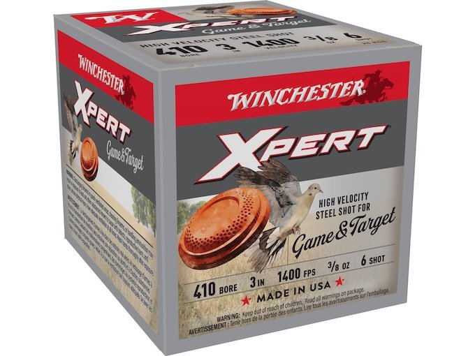 Winchester Xpert Game and Target 410 Steel Ammo box of 1000 rounds
